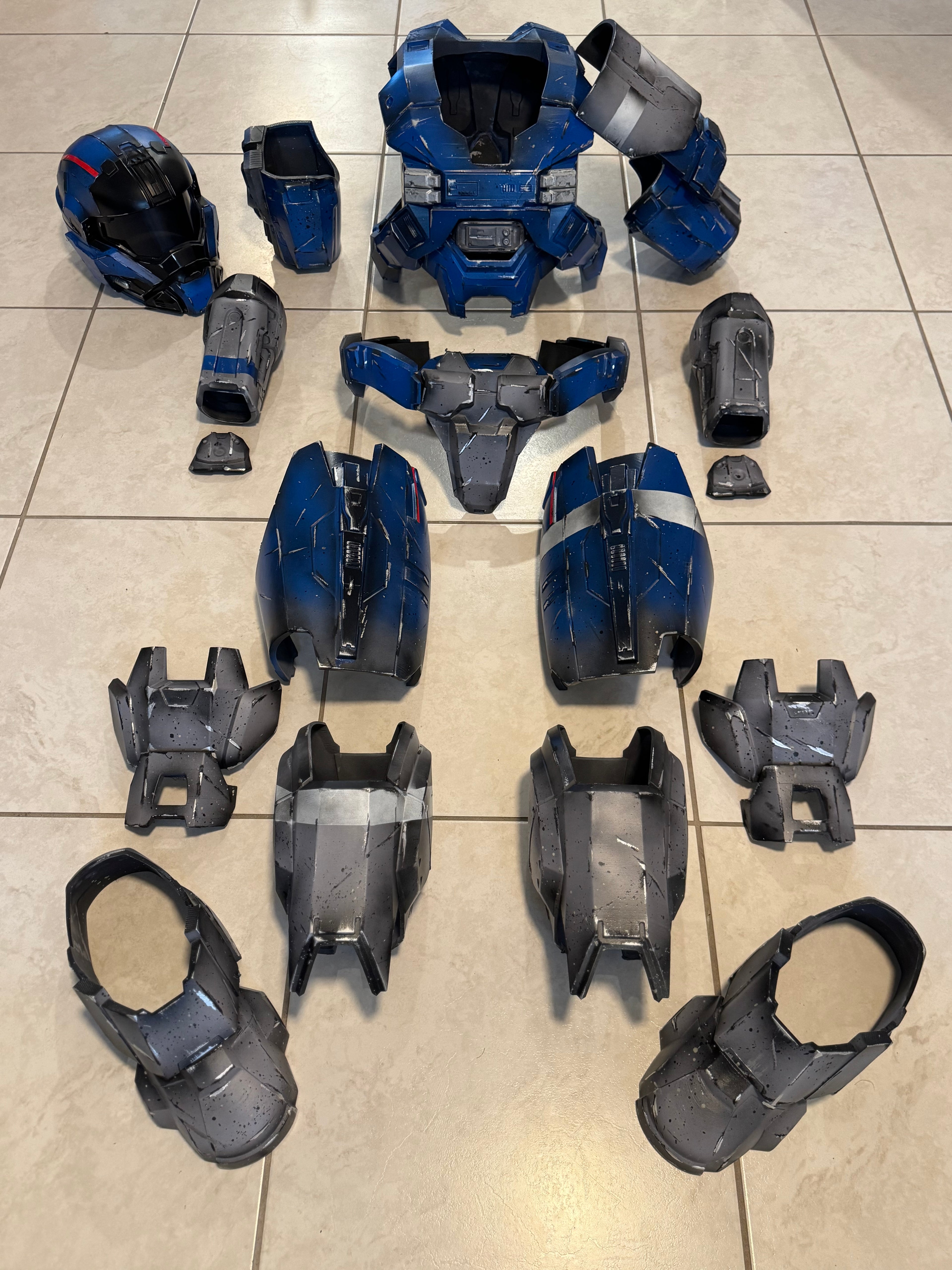 Halo Noble 6 Carter Armor Cosplay Set